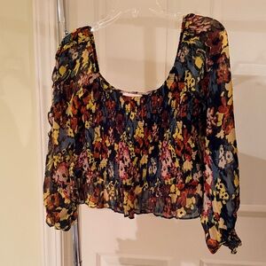 Cleobella Multicolor Floral Blouse